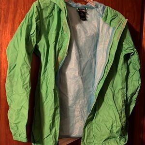 The North Face Green and Blue Jacket